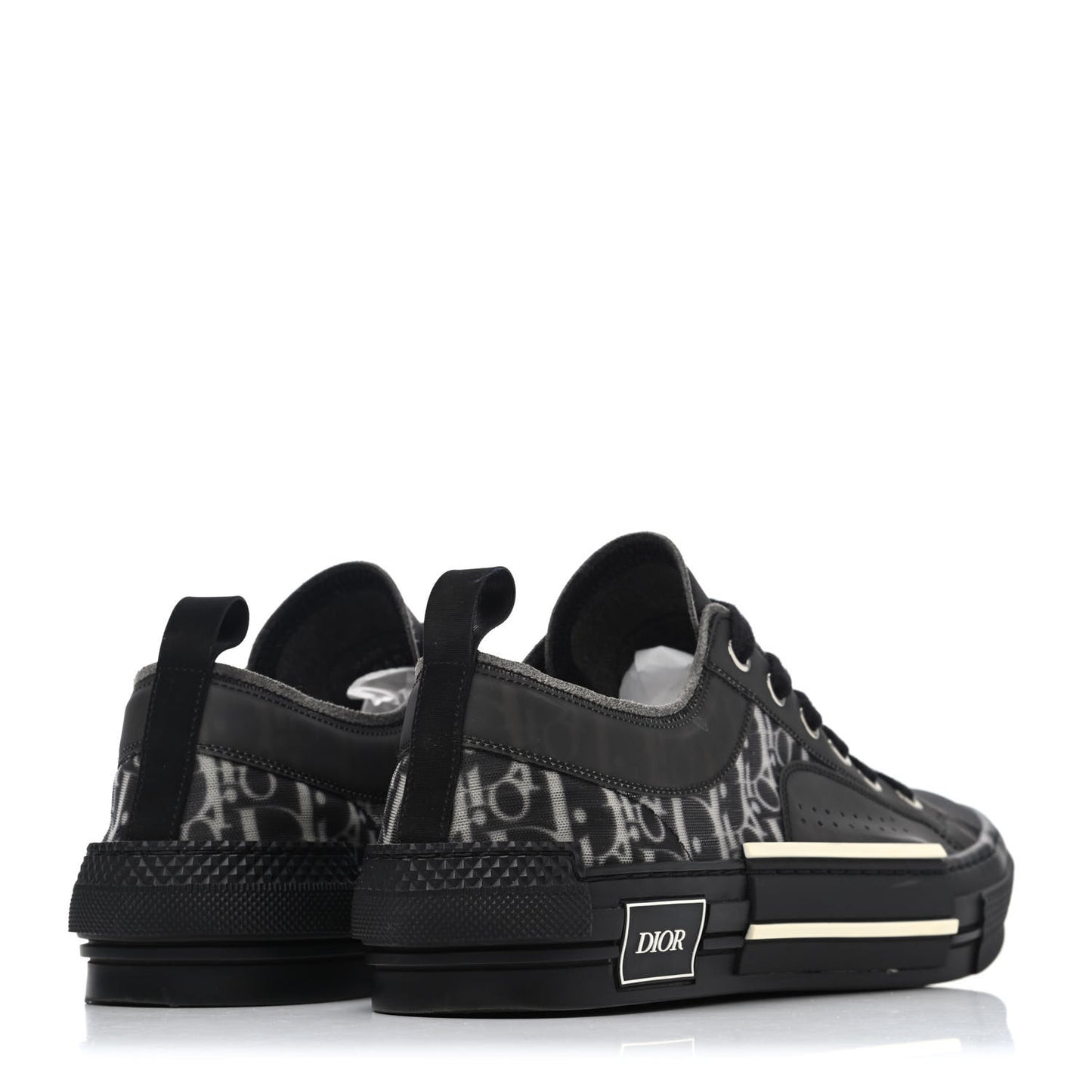 Technical Canvas Oblique Mens B23 Low Top Sneaker 43 Black