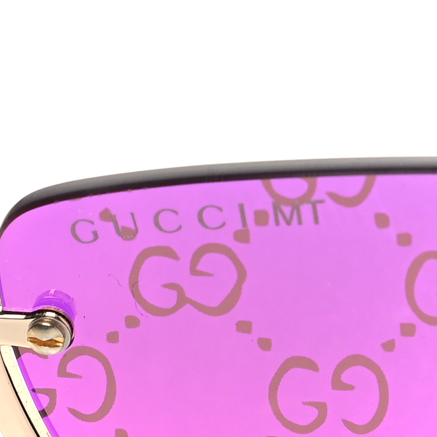 Gucci Metal Rectangular Frame Sunglasses GG1278S Purple 7 of 8