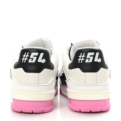 Louis Vuitton Calfskin LV Trainer Maxi Sneakers Black Pink 6 of 7