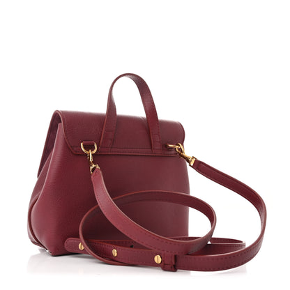Mansur Gavriel Calfskin Mini Soft Lady Bag Claret 3 of 9
