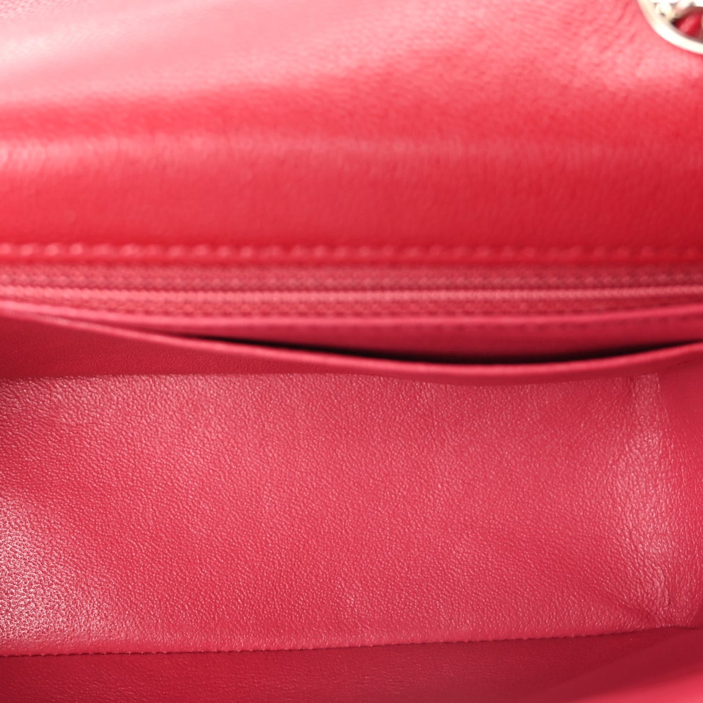 Caviar Quilted Mini Rectangular Flap  Pink