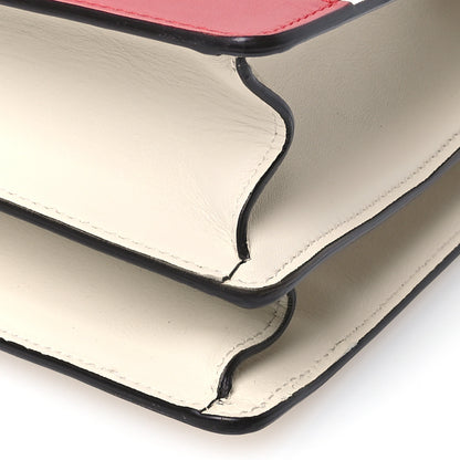 Gucci Calfskin Bamboo Web Medium Dionysus Top Handle Bag White Blue Hibiscus Red 10 of 11