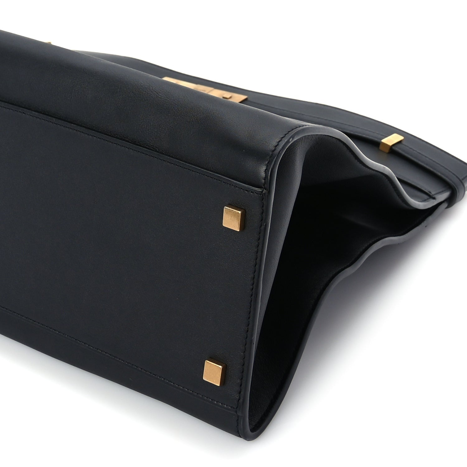 Saint Laurent Calfskin Medium Manhattan Shopper Tote  Black 8 of 8