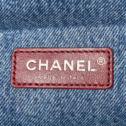 Chanel Denim Small Souplissimo Maxi Flap  Blue 9 of 10