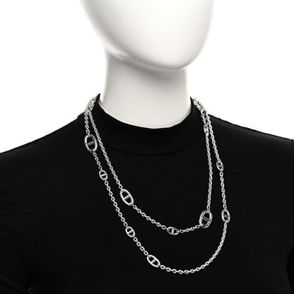 Hermes Sterling Silver Farandole Necklace 120 2 of 6