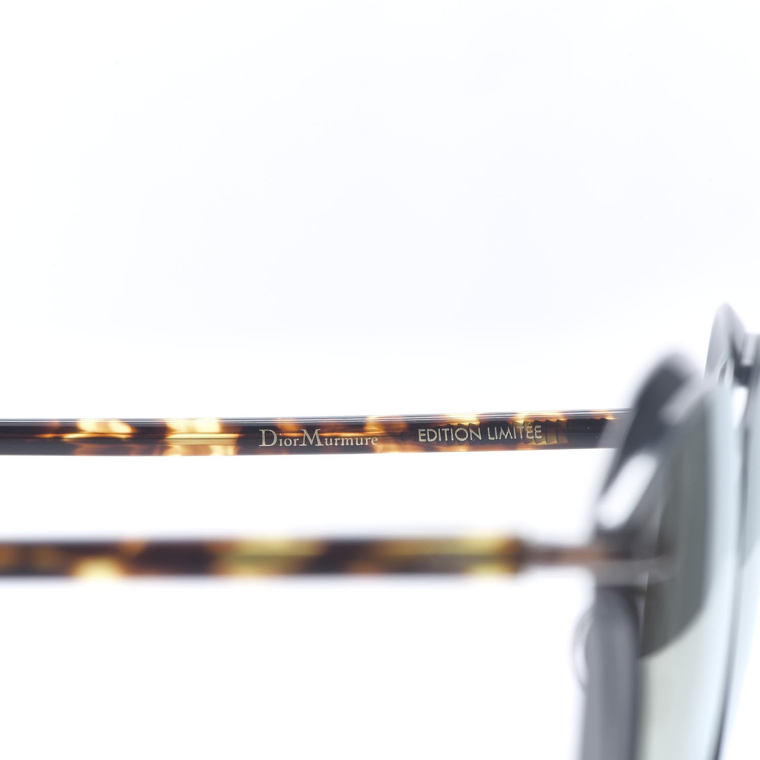 Christian Dior Round Mirrored Murmure Sunglasses Havana 6 of 6