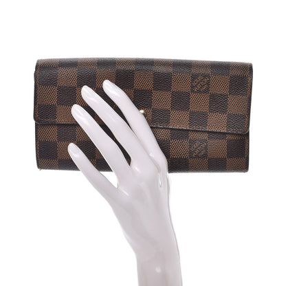 Louis Vuitton Damier Ebene Sarah Wallet 2 of 13