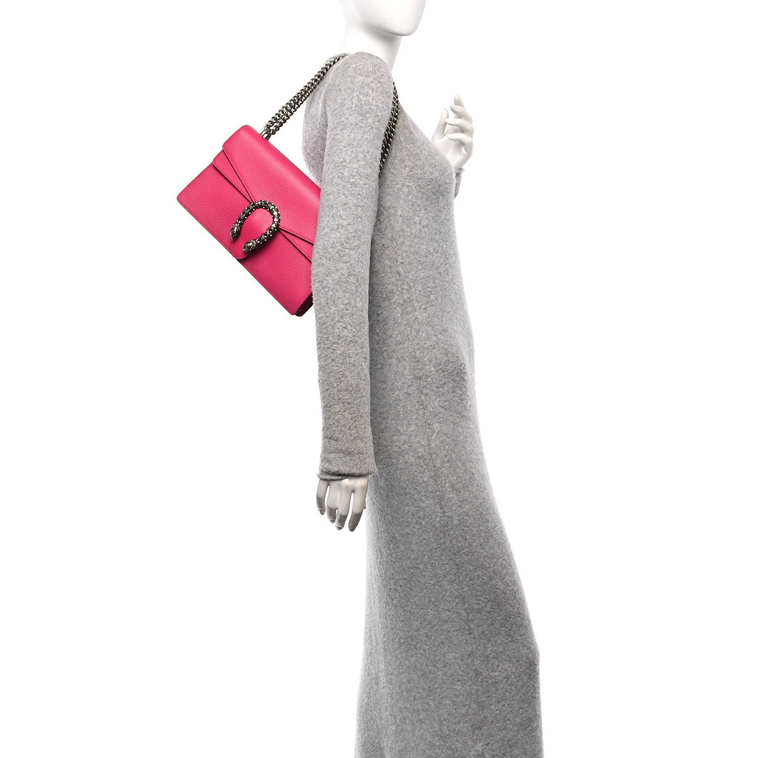 Gucci Dollar Calfskin Small Dionysus Shoulder Bag Box Pink 2 of 7