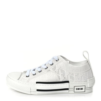 Christian Dior Technical Canvas Oblique Oblique Mens B23 Low Top Sneakers 40 White 1 of 9