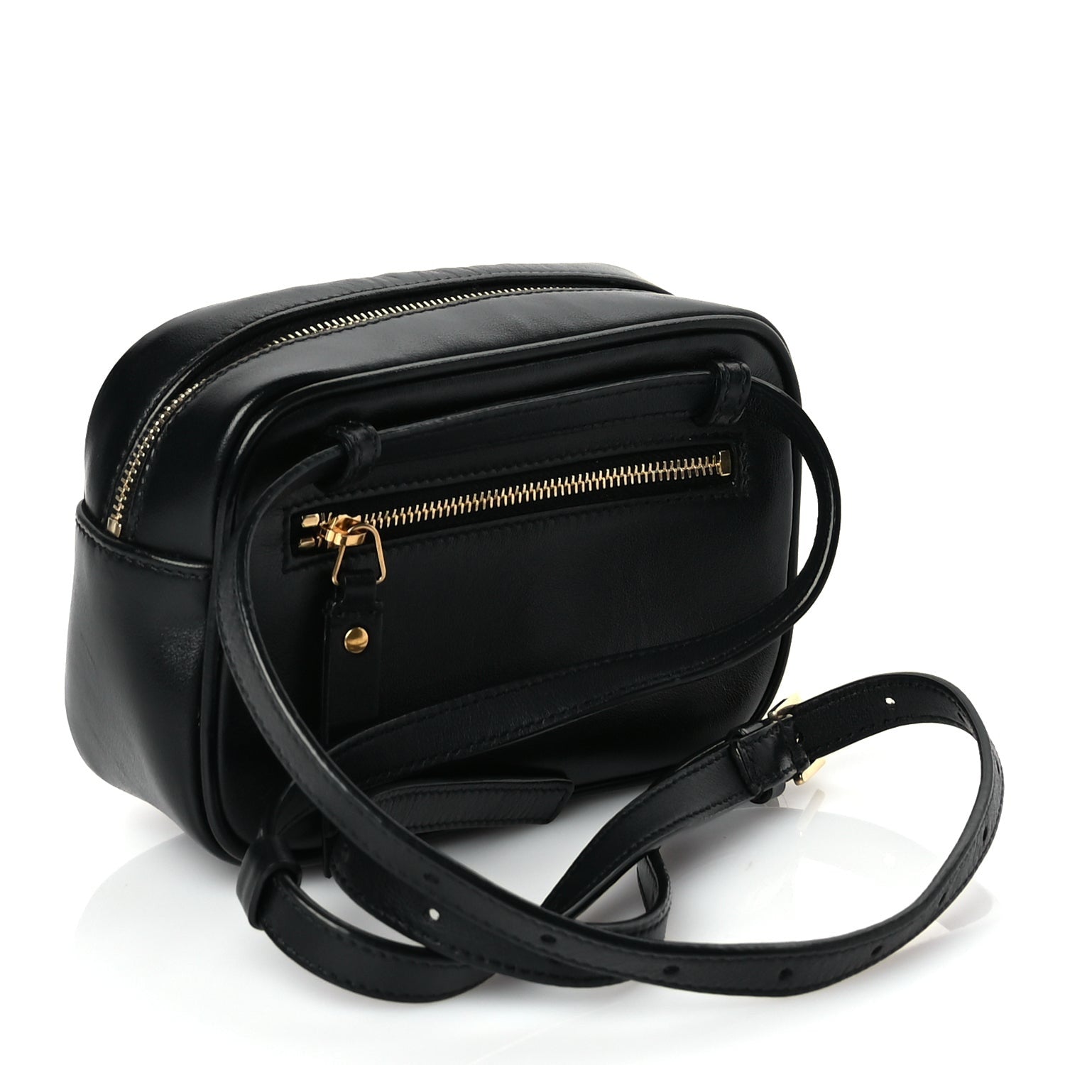 Saint Laurent Calfskin Matelasse Monogram Lou Belt Bag Black 2 of 8