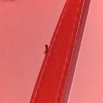 Saint Laurent Calfskin Small Sac De Jour Vermillion 16 of 18
