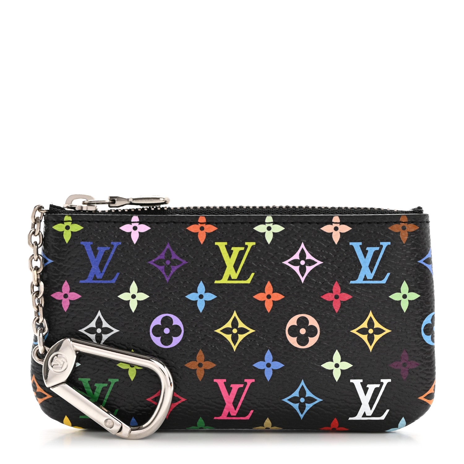 Louis Vuitton LV X TM Monogram Multicolor Key Pouch Black 1 of 8