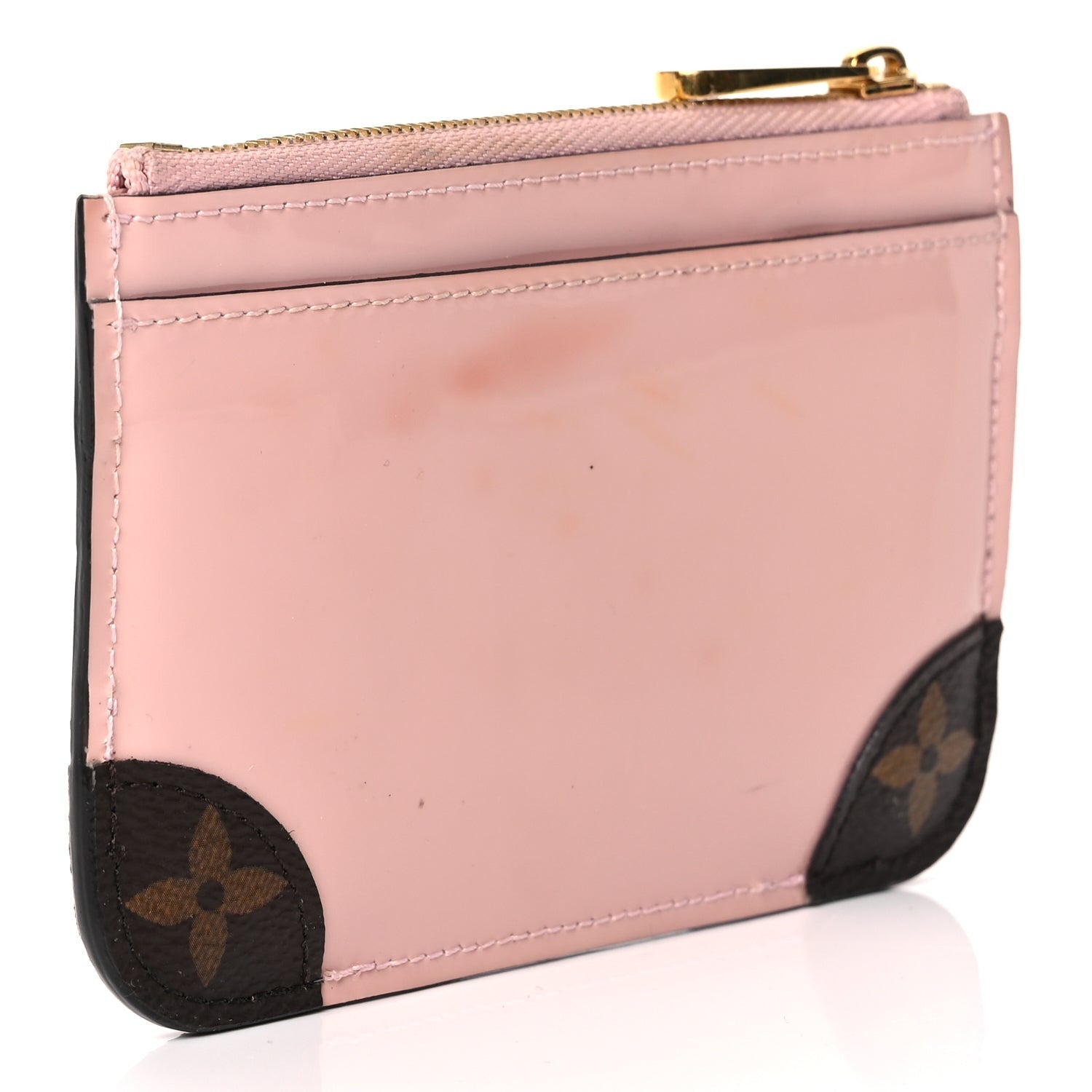 Louis Vuitton Patent Miroir Venice Key Pouch  Rose Ballerine 3 of 7