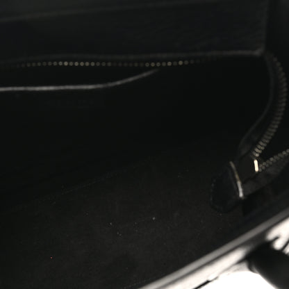 Celine Drummed Calfskin Nano Luggage Black 5 of 11