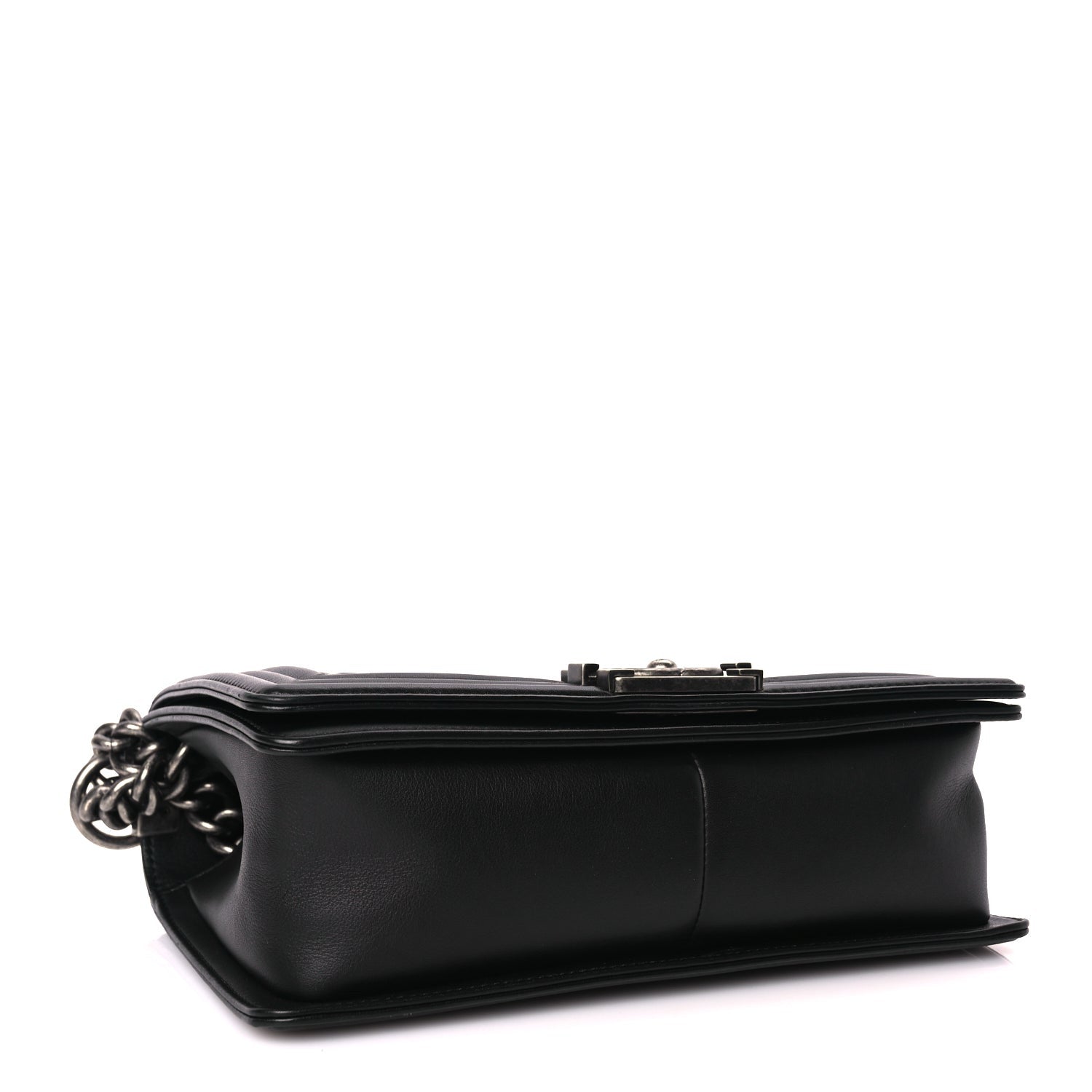 Chanel Calfskin Quilted Medium Boy Flap Black 3 of 9