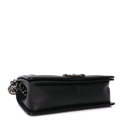 Chanel Calfskin Quilted Medium Boy Flap Black 3 of 9