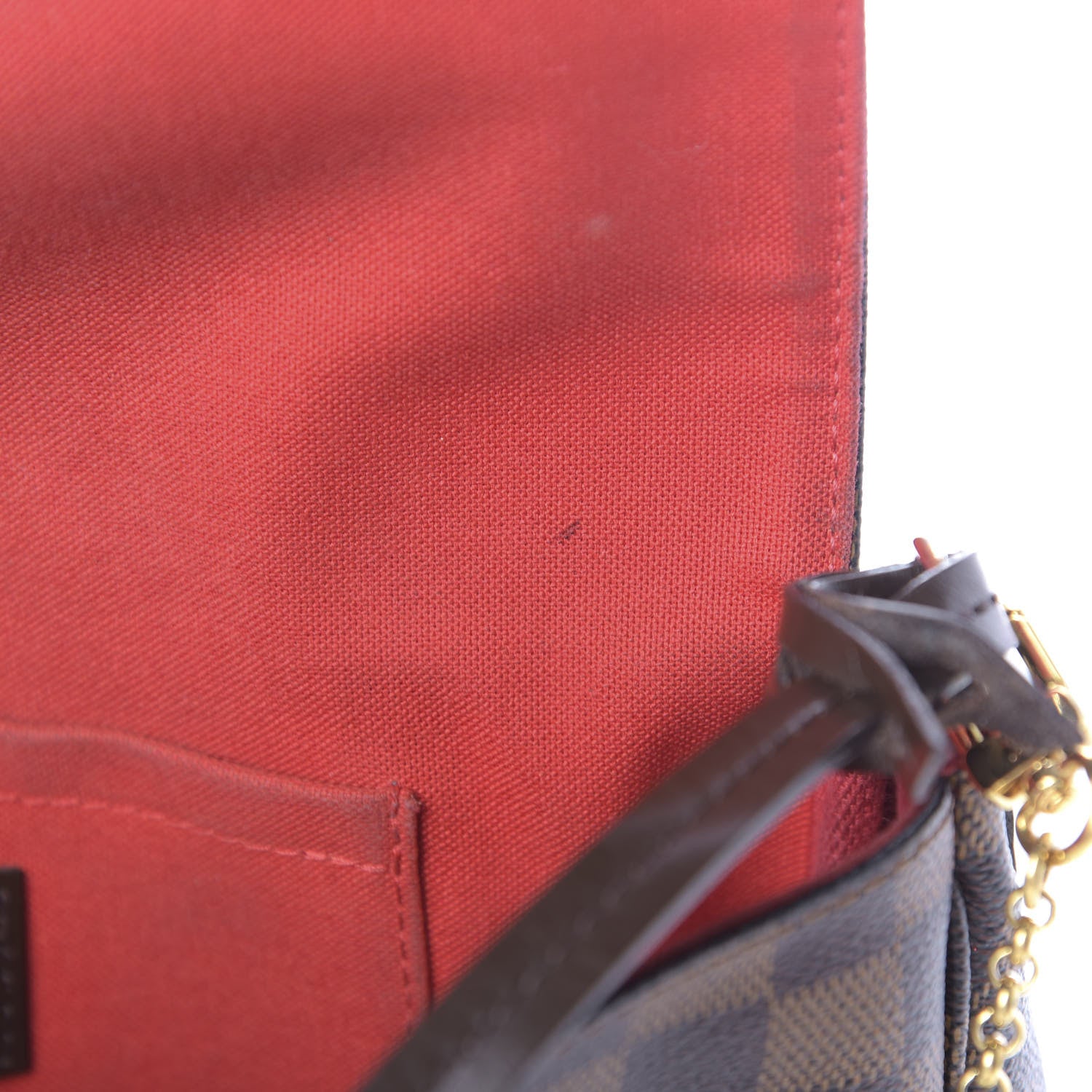 Louis Vuitton Damier Ebene Favorite MM 7 of 13