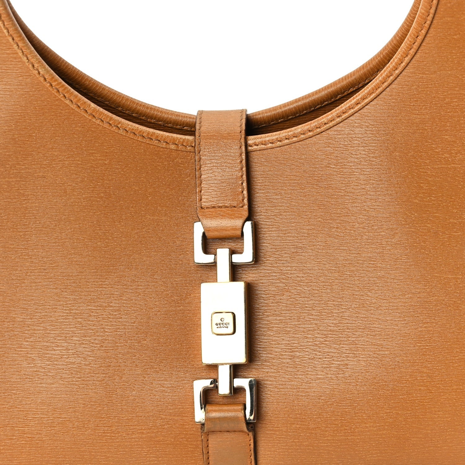 Gucci Calfskin Bardot Hobo Tan 8 of 10