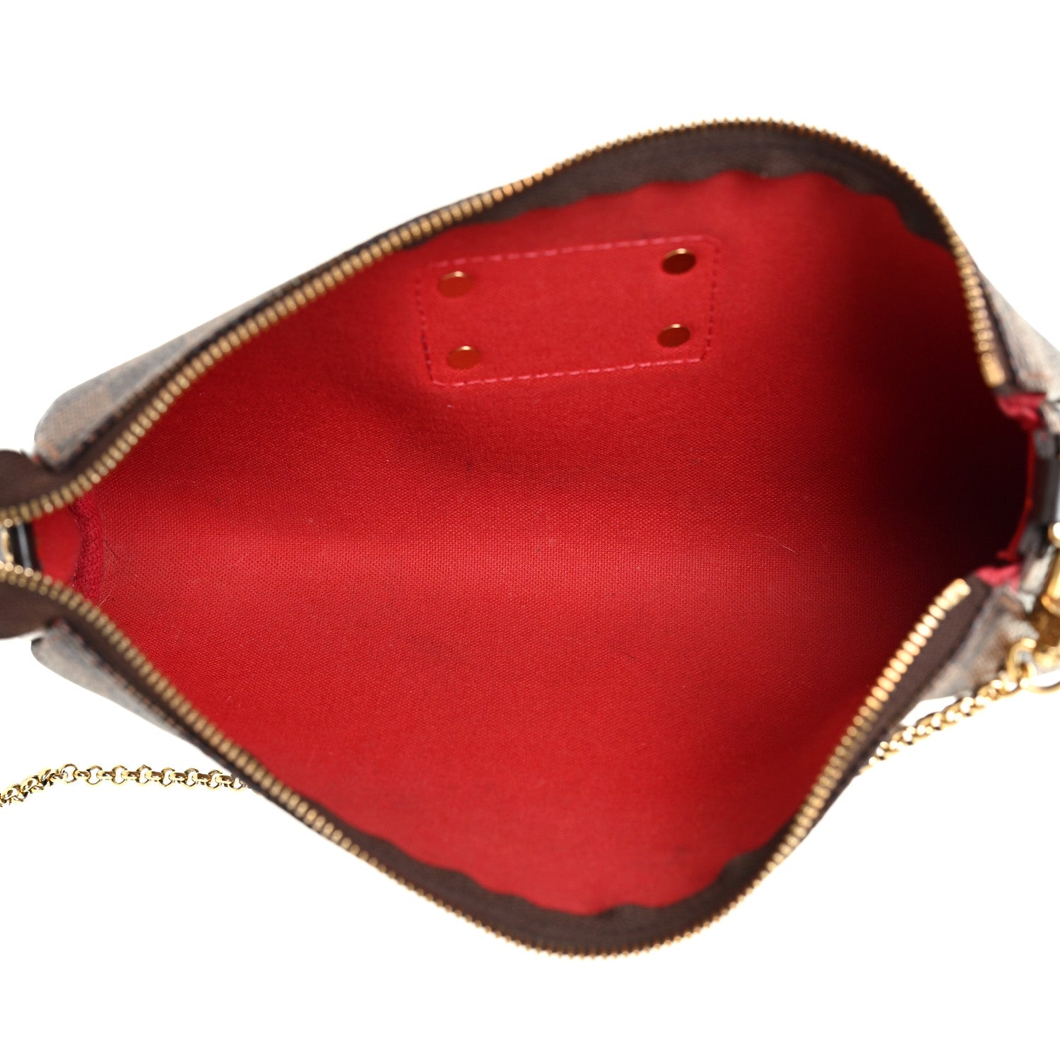 Louis Vuitton Damier Ebene Eva Clutch 4 of 8