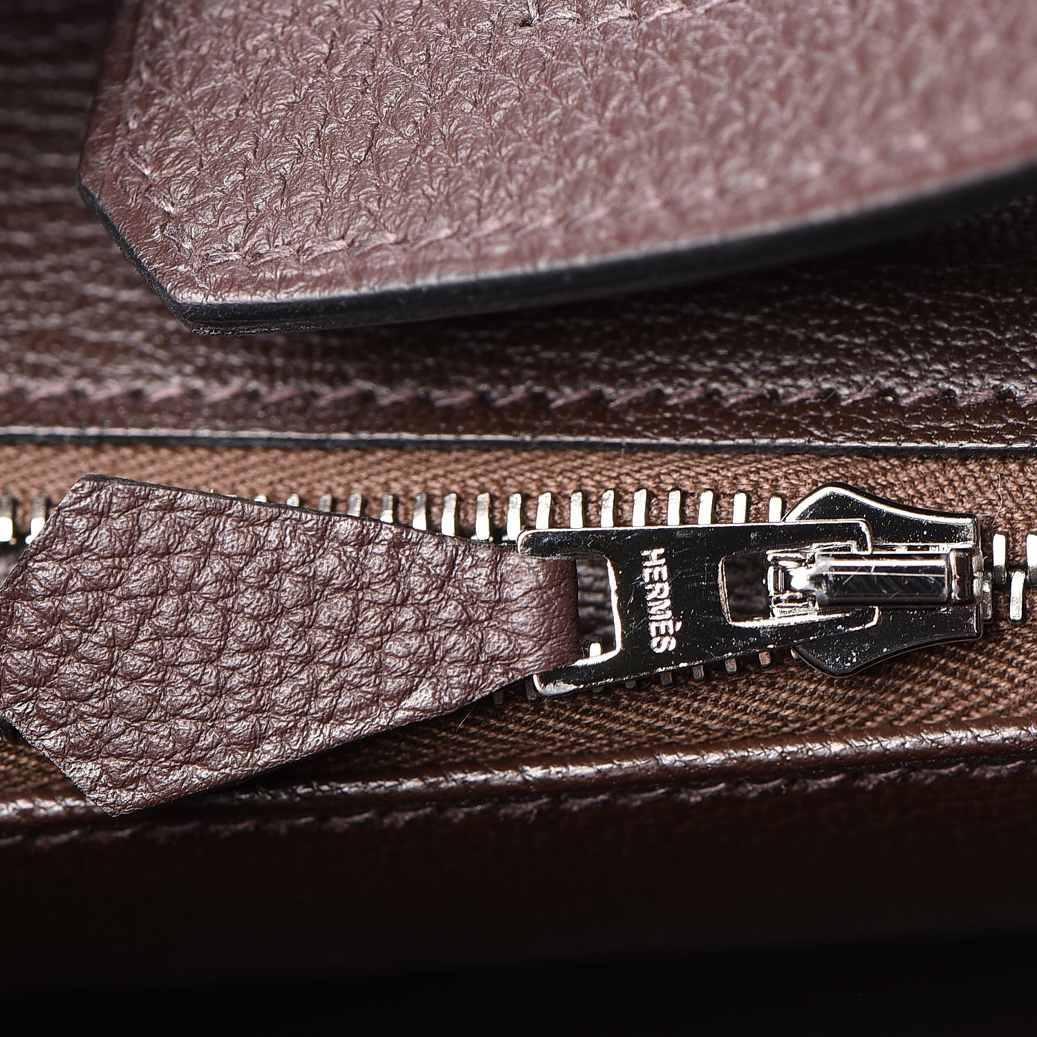 Hermes Togo Birkin 25 Chocolate 13 of 34