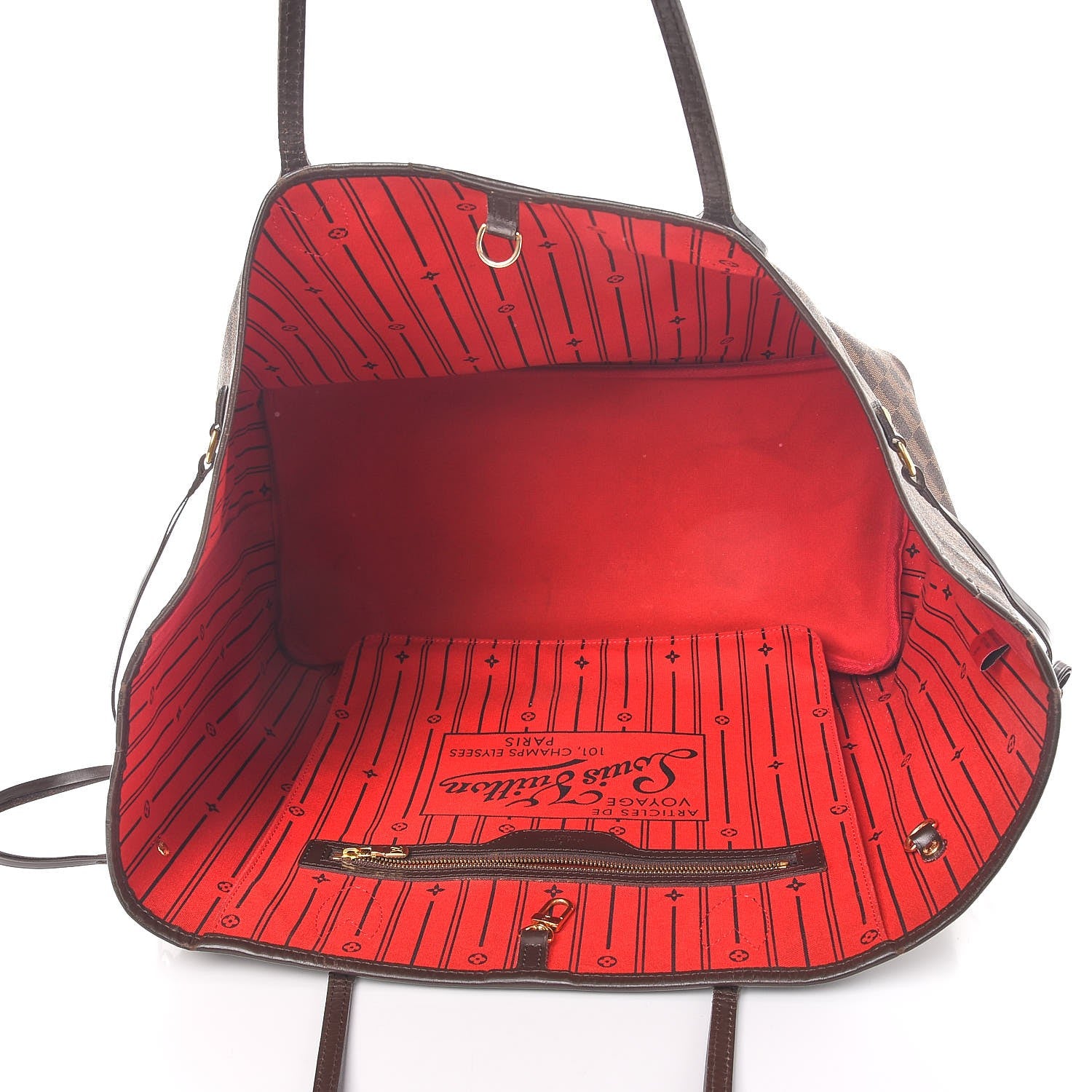 Louis Vuitton Damier Ebene Neverfull GM 5 of 10