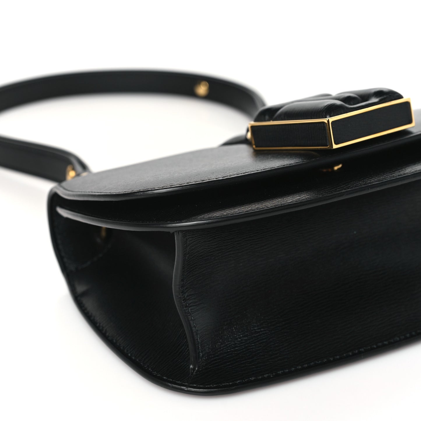 Palmellato Padlock Mini Shoulder Bag Black