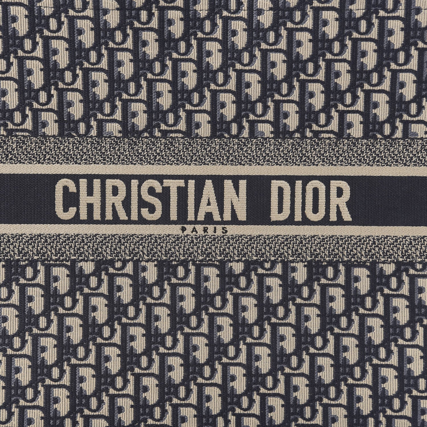 Christian Dior Oblique Book Tote Blue Multicolor 6 of 7