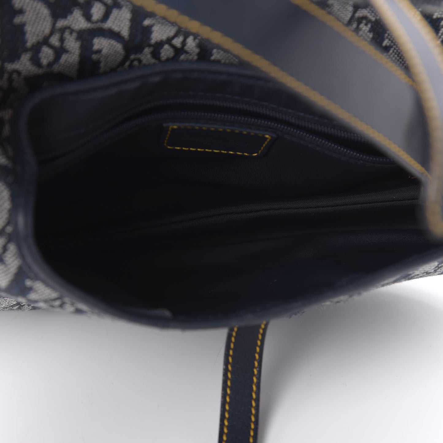 Monogram Saddle Bag Blue