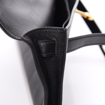 Hermes Swift Kelly Cut Clutch Pochette Black 10 of 28