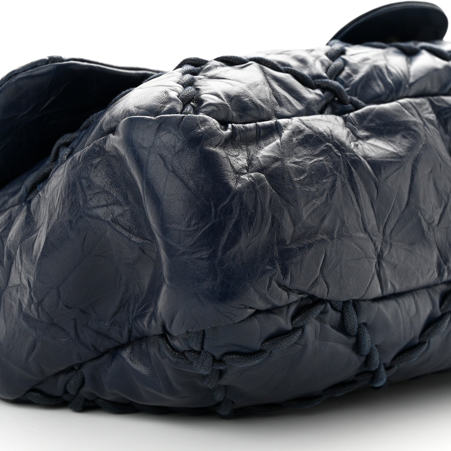 Chanel Calfskin Ultra Stitch Oversize Flap Navy 9 of 10