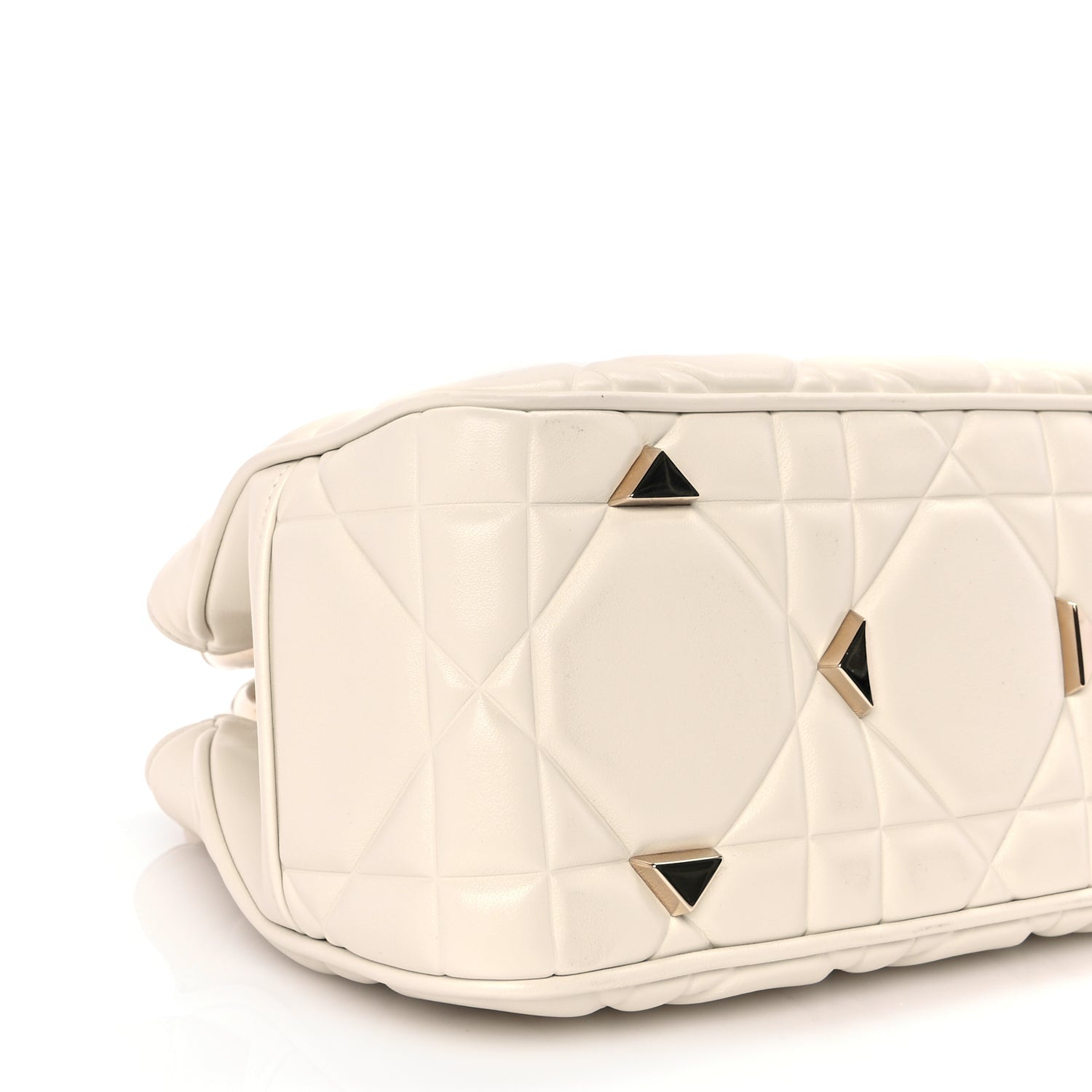 Christian Dior Calfskin Cannage Medium The Lady 95.22  White 7 of 8