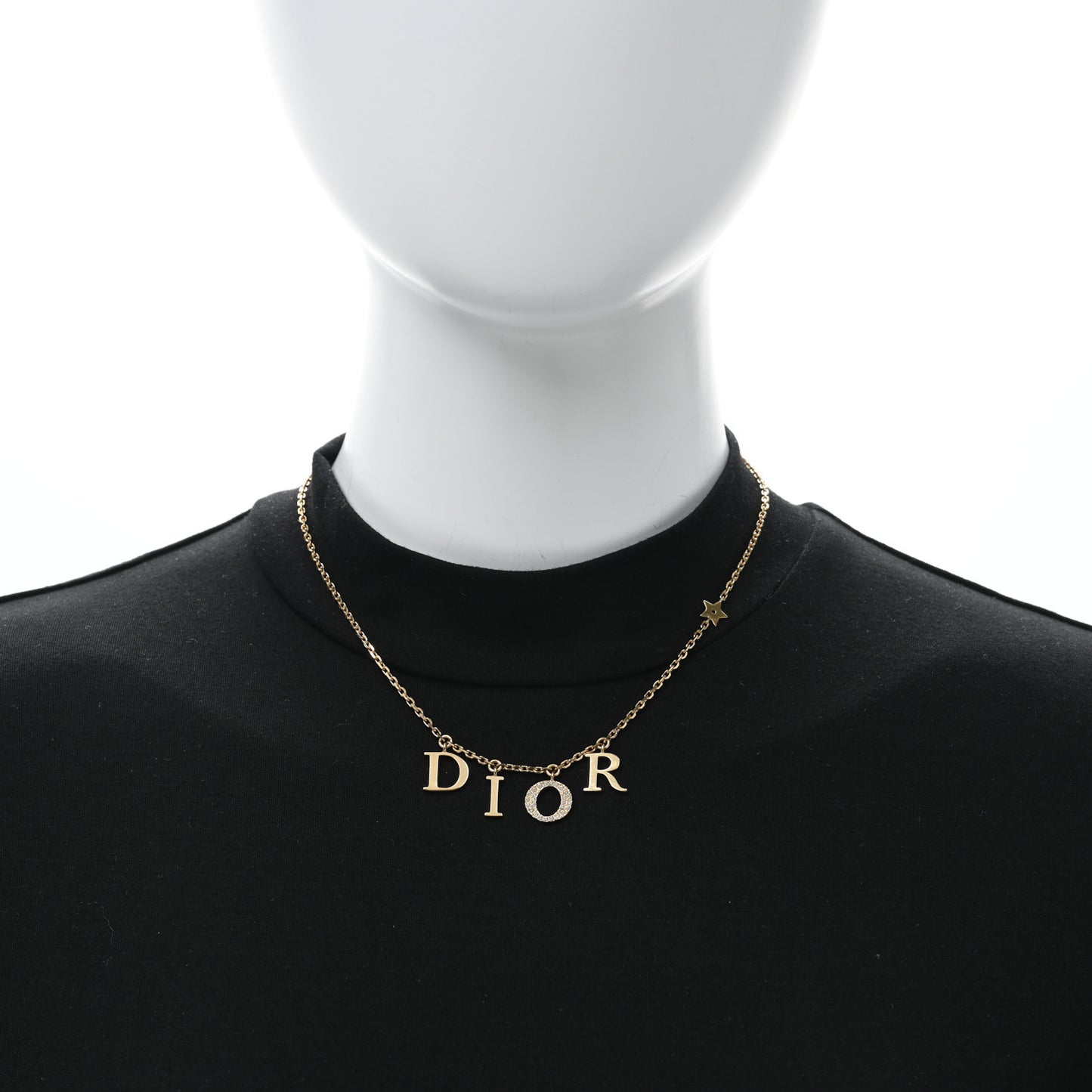 Crystal Dio(r)evolution Necklace Gold