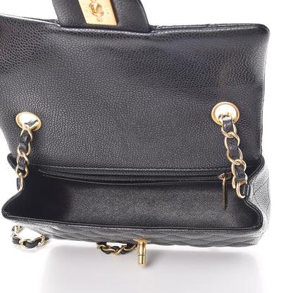 Chanel Caviar Quilted Mini Rectangular Flap Black 5 of 7