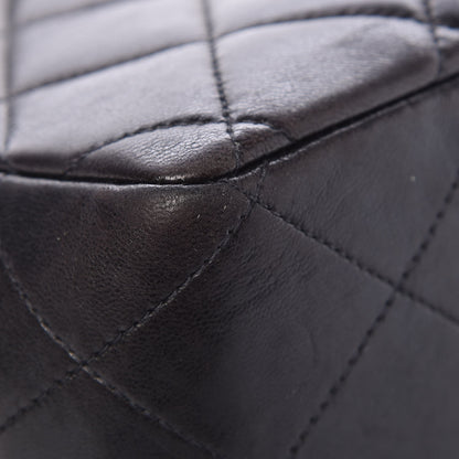 Chanel Lambskin Quilted Jumbo Single Flap Black 12 of 15