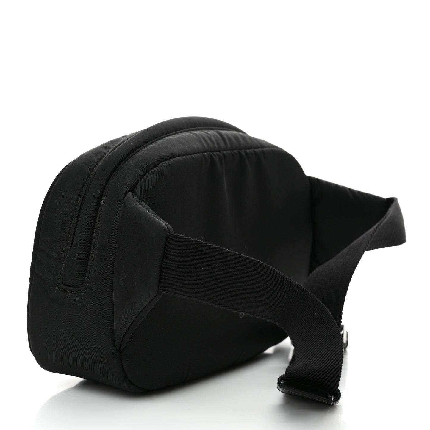 Tessuto Nylon Soft Padded Belt Bag Black