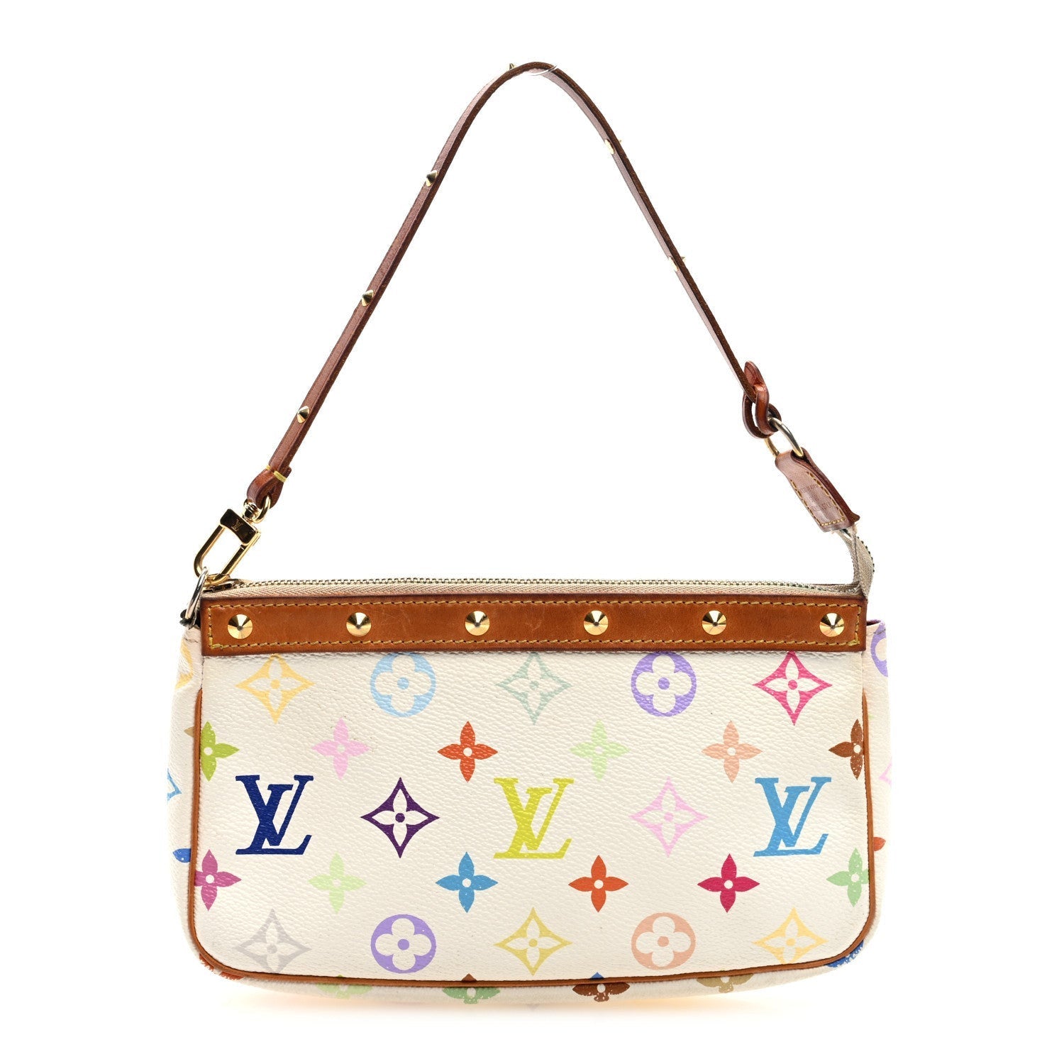 Louis Vuitton Monogram Pochette Accessories White 1 of 7