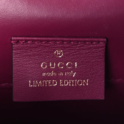Gucci Snakeskin Web Super Mini Sylvie Chain Shoulder Bag Purple 5 of 7