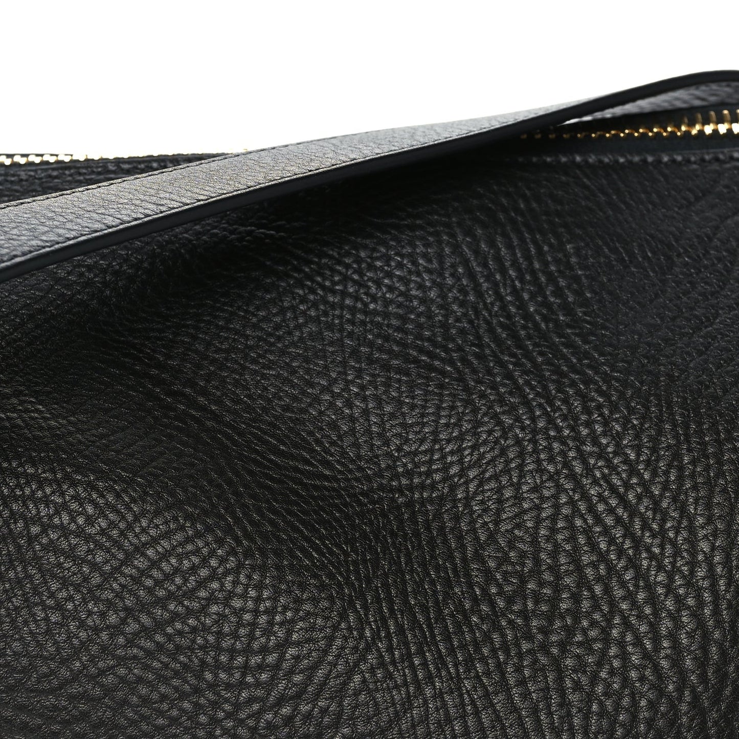 Grainy Calfskin Medium Knight Bag Black