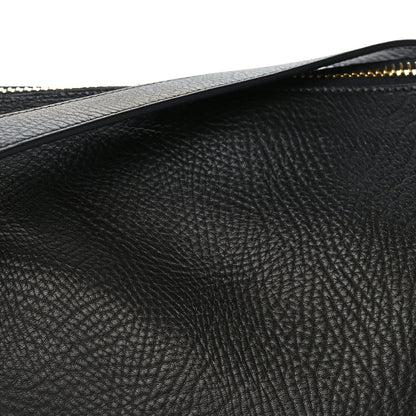 Burberry Grainy Calfskin Medium Knight Bag Black 6 of 8