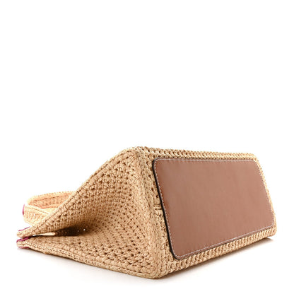 Louis Vuitton Raffia Calfskin Monaco OnTheGo MM Rose 5 of 7