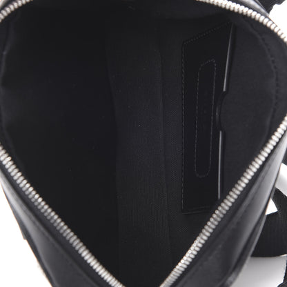 Givenchy Calfskin Canvas Logo Bond Bum Bag Black Turquoise 4 of 8