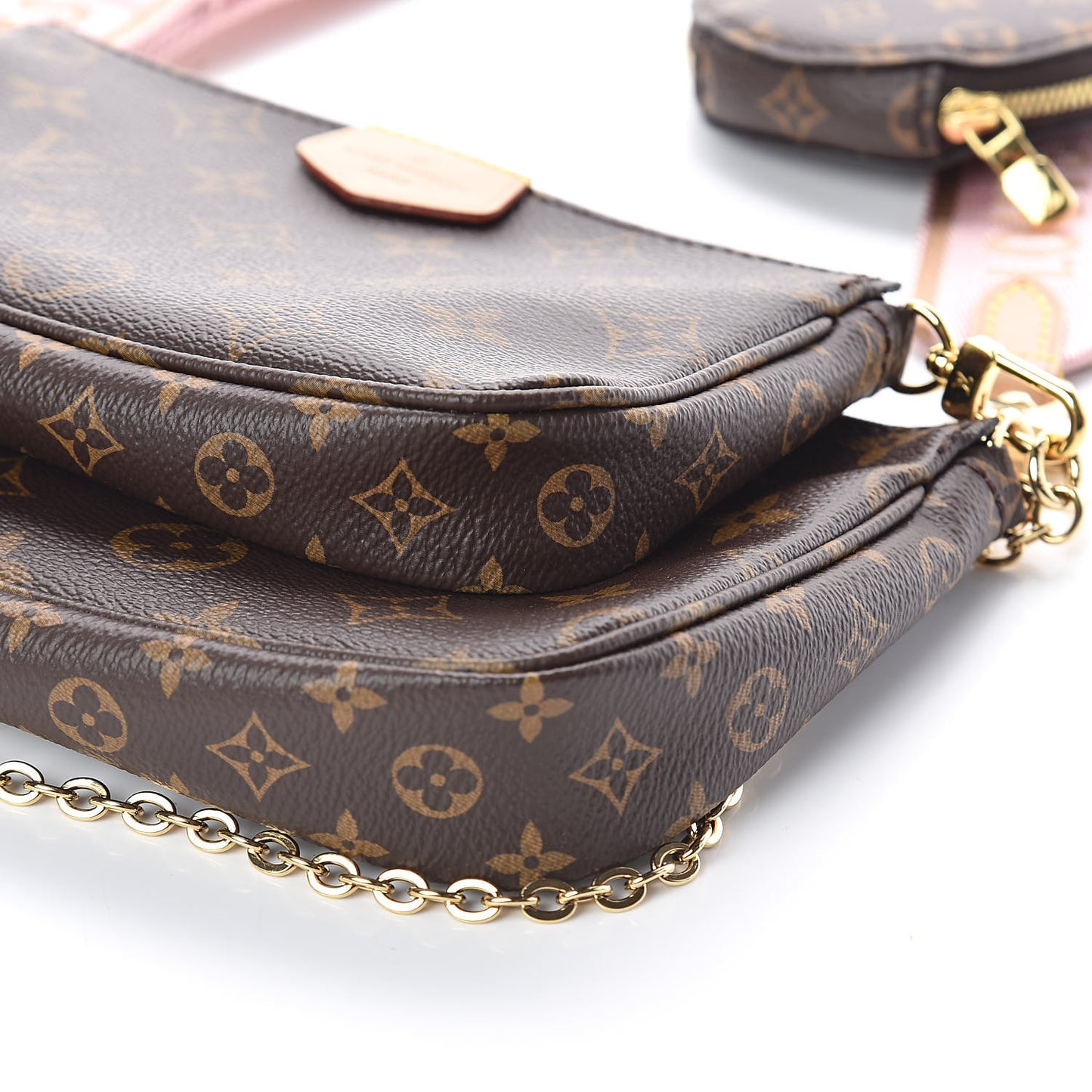 Monogram Multi Pochette Accessories Rose Clair