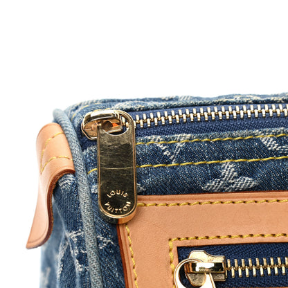 Louis Vuitton Monogram Denim Neo Speedy Blue 5 of 7