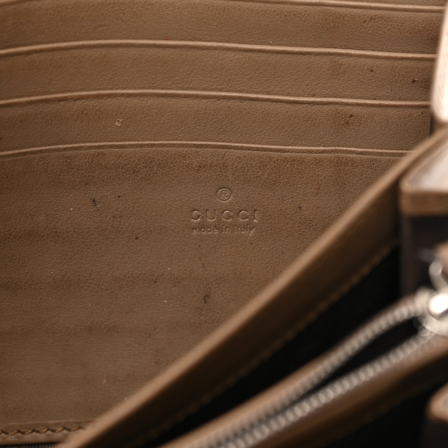 Gucci GG Supreme Monogram Mini Dionysus Chain Wallet Beige Taupe 6 of 22