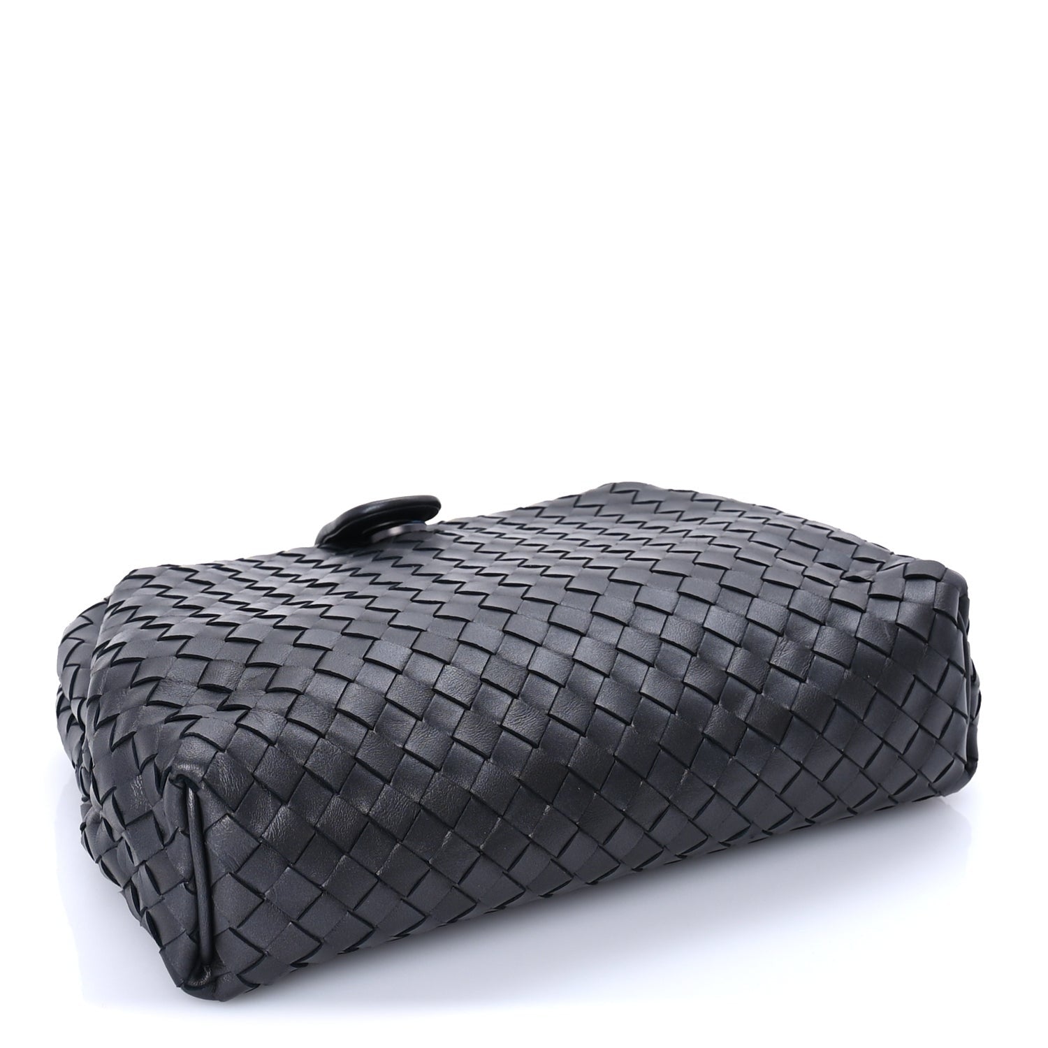 Bottega Veneta Nappa Intrecciato The Lauren 1980 Clutch Argento Ossidato 4 of 7