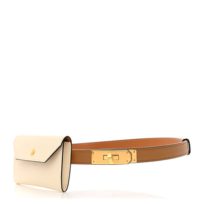 Hermes Epsom Kelly Pocket Belt Biscuit Nata 1 of 5
