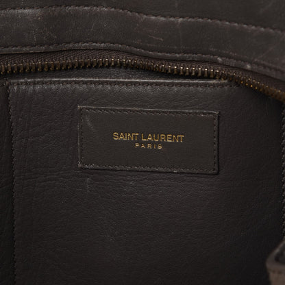 Saint Laurent Calfskin Small Classic Y Cabas Grey 7 of 24