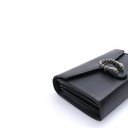 Gucci Calfskin Mini Dionysus Chain Wallet  Black 7 of 7