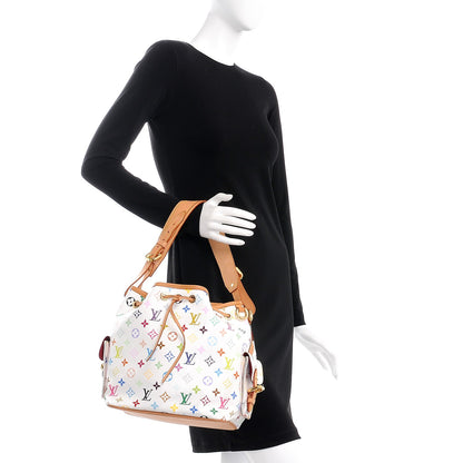 Louis Vuitton Monogram Multicolor Petit Noe White 2 of 12