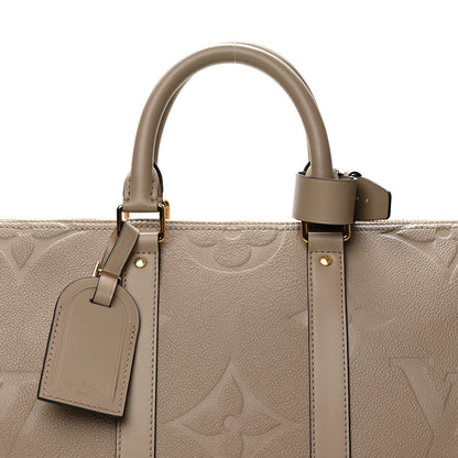 Louis Vuitton Empreinte Monogram Giant Keepall Bandouliere 45 Tourterelle 8 of 8